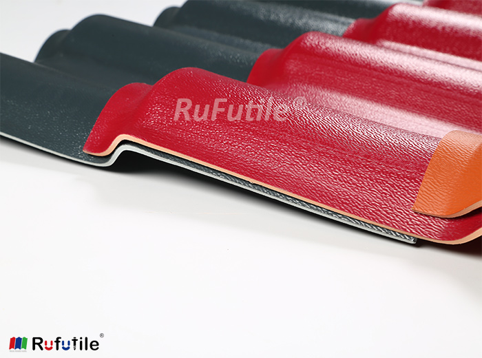 ¿Cuál es exactamente la estructura principal de la teja de resina sintética upvc?