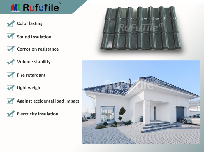 What  Are The Characteristics of Synthetic Resin Roof Tile Products?